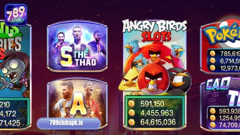Angry Birds Slots là tựa game nổ hũ siêu Hot đang được nhiều cược thủ yêu thích