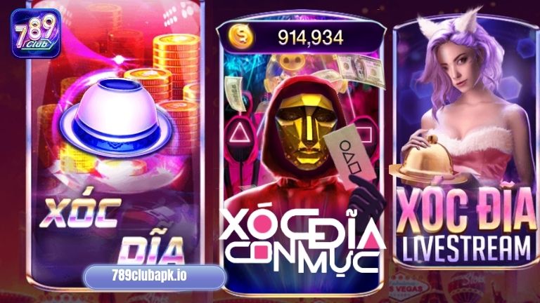 Cả 3 phiên bản Xóc Đĩa tại 789Club đều mang đến trải nghiệm giải trí thú vị