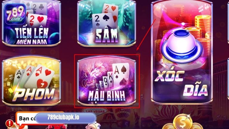 Mậu Binh 789Club là một trong những trò hay được nhiều người yêu thích