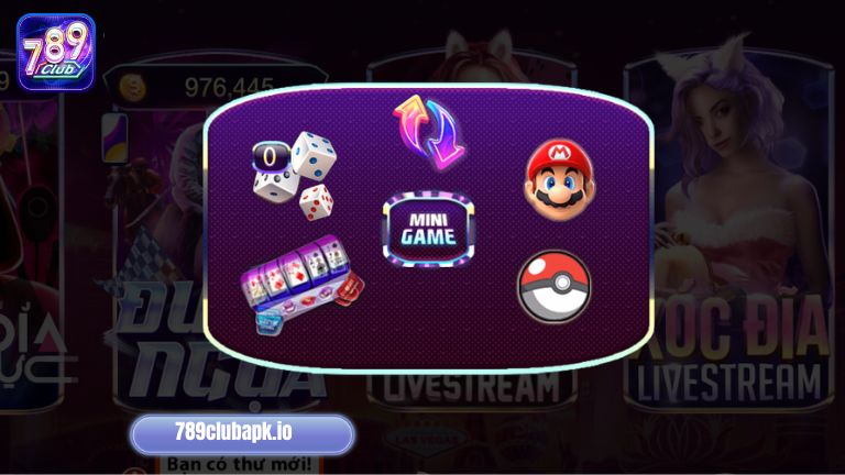 Mini game tại 789Club có 5 trò chơi nhỏ khác nhau cho phép anh em thỏa sức trải nghiệm