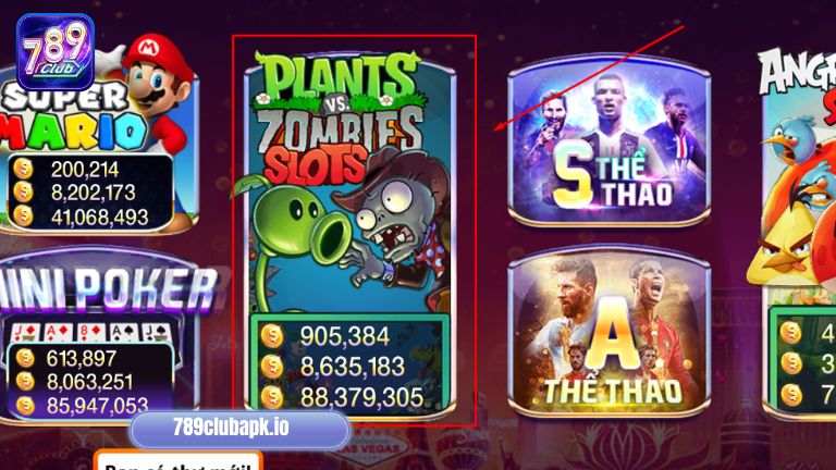 Plants Vs Zombies Slots 789Club – Game hay, giao diện đẹp ai cũng yêu thích