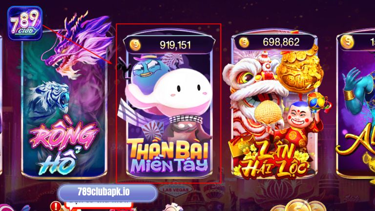 Thần Bài Miền Tây 789Club thuộc thể loại game Slots đơn giản nhưng không kém phần hấp dẫn